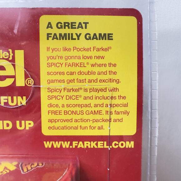 Spicy Farkel, Dice Game, High Stakes, Family Game Night Fun for Kids & Adults - Picture 5 of 5